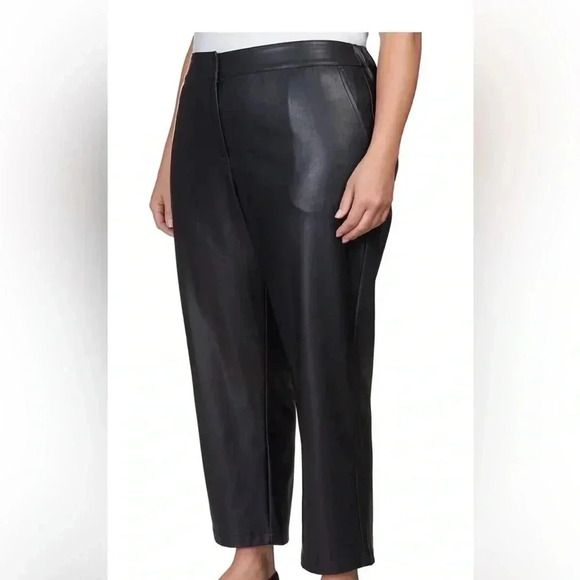 Ruby Rd Faux Leather Pants NWT Size 18W - Picture 2 of 13